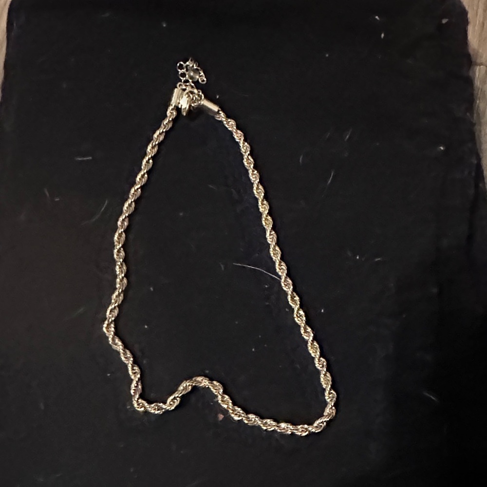 Elegant Gold Rope Chain Necklace